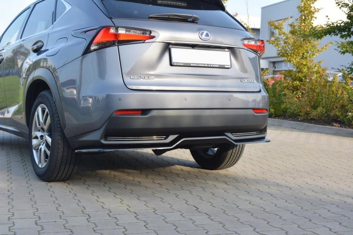 CENTRAL REAR SPLITTER LEXUS NX MK1 H (WITHOUT VERTICAL BARS) - 3