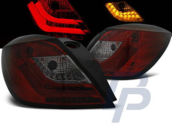 OPEL ASTRA H 03.04-09 3D GTC RED WHITE LED TAILLIGHTS