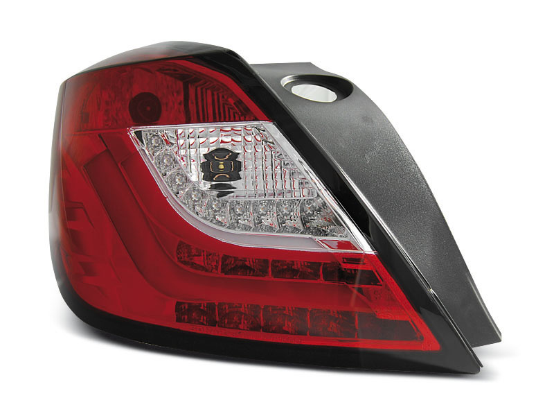 OPEL ASTRA H 03.04-09 3D GTC RED WHITE LED TAILLIGHTS