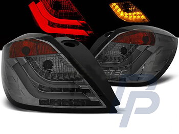 OPEL ASTRA H 03.04-09 3D GTC RED SMOKE LED TAILLIGHTS