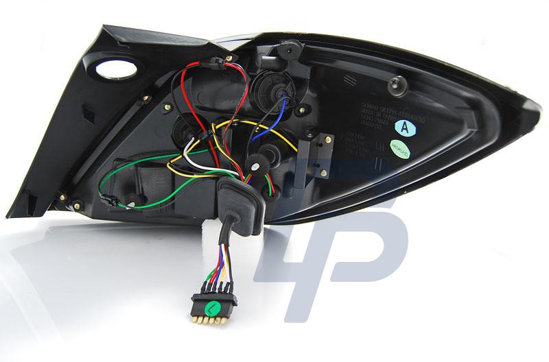 OPEL ASTRA H 03.04-09 3D GTC RED SMOKE LED TAILLIGHTS - 6