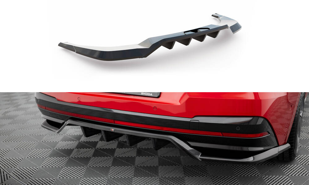 Rear Splitter (Vertical Bars) Skoda Enyaq Coupe iV