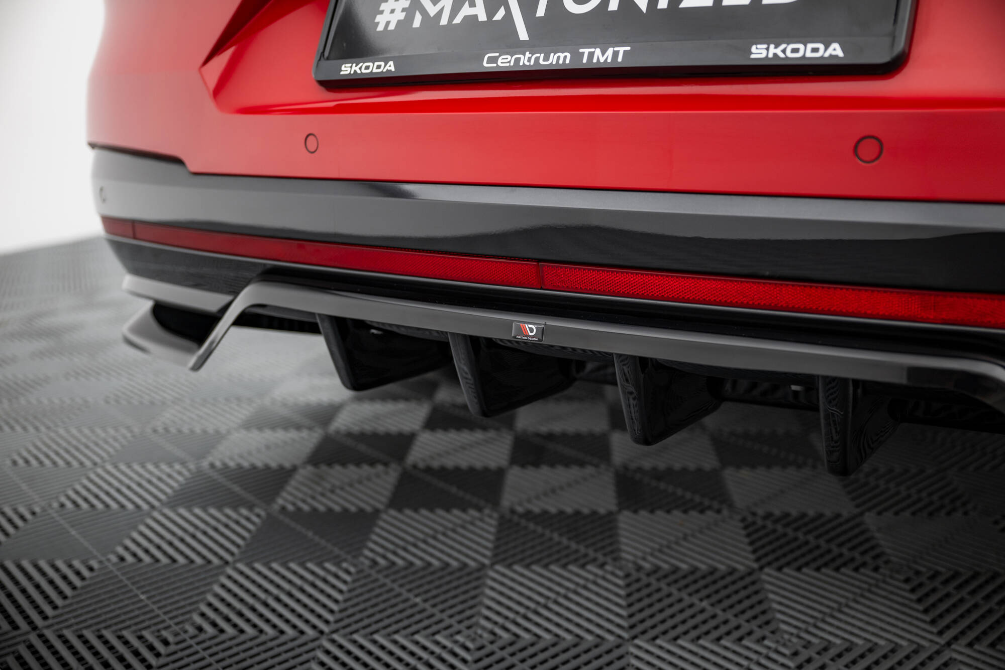 Rear Splitter (Vertical Bars) Skoda Enyaq Coupe iV - 5