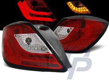 OPEL ASTRA H 03.04-09 3D GTC  CHROME LED TAILLIGHTS