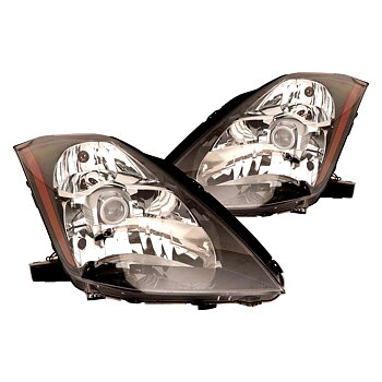 NISSAN 350Z PROJECTOR HEADLIGHTS BLACK [KS]