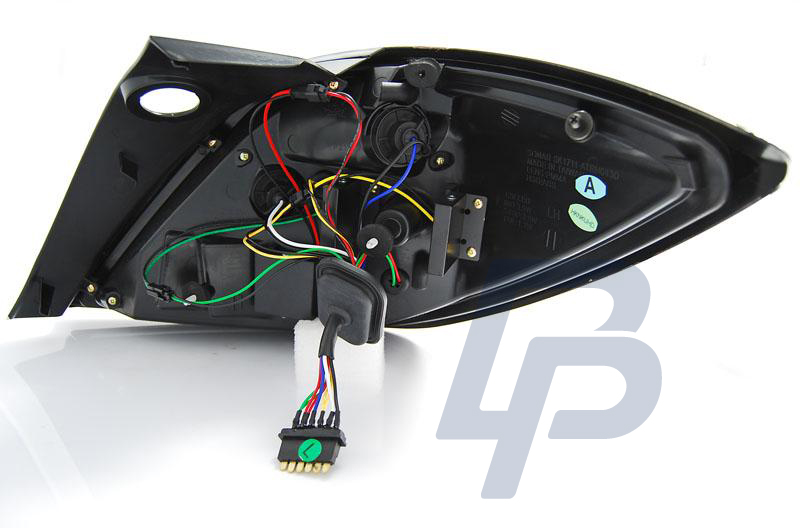 OPEL ASTRA H 03.04-09 3D GTC BLACK LED TAILLIGHTS - 5