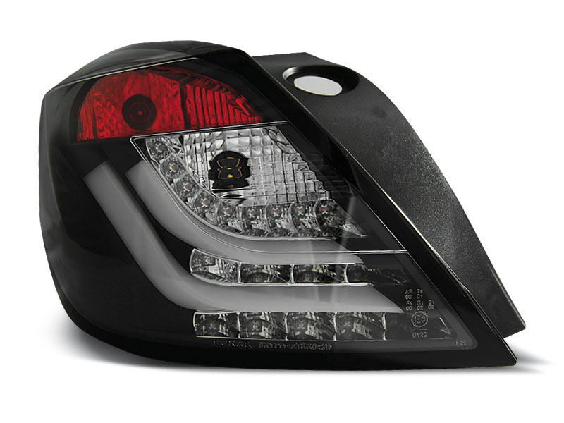 OPEL ASTRA H 03.04-09 3D GTC BLACK LED TAILLIGHTS