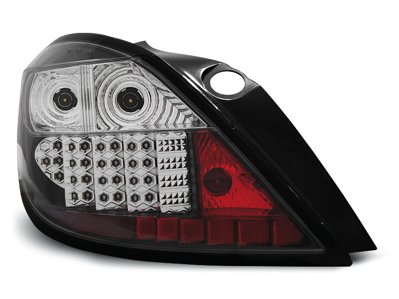 OPEL ASTRA  H 03.04-09 5D BLACK LED TAILLIGHTS