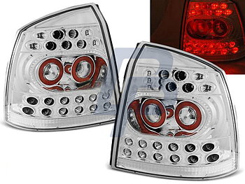 OPEL ASTRA  H 03.04-09 5D BLACK LED TAILLIGHTS