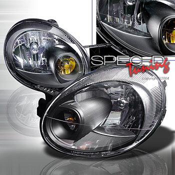 DODGE NEON 03-05 BLACK HEADLIGHTS [KS]