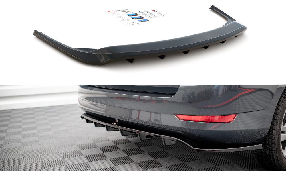 Central Rear Splitter (Vertical Bars) Skoda Fabia Estate Mk3 Facelift