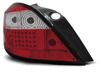 OPEL ASTRA H 03.04-09 RED WHITE LED TAILLIGHTS