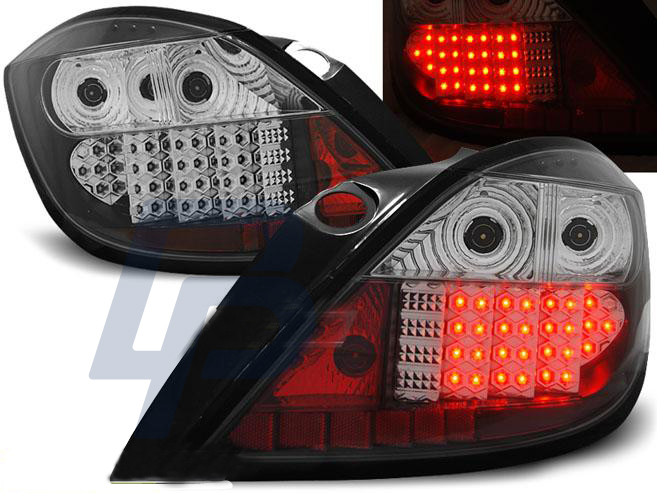 OPEL ASTRA H 03.04-09 RED WHITE LED TAILLIGHTS - 2