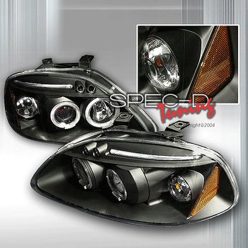 HONDA CIVIC 96-98 LED PROJEKTOR STRÅLKASTARE SVARTA [JY]