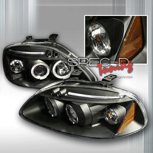 HONDA CIVIC 96-98 LED PROJEKTOR STRÅLKASTARE SVARTA [JY] - 2
