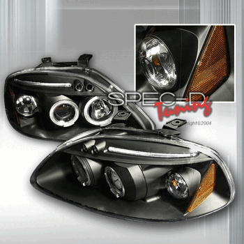 HONDA CIVIC 96-98 LED PROJEKTOR STRÅLKASTARE SVARTA [JY]