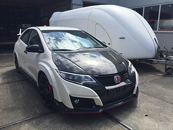 HONDA CIVIC 12+ 5D (INCL TYPE-R) AEROWORKS CARBON JC HOOD