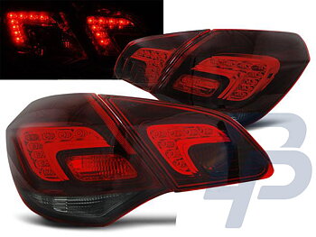 OPEL ASTRA J 10- HATCHBACK RED WHITE LED TAILLIGHTS
