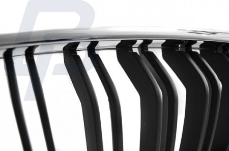 GRILLS BMW F30 / F31 10.11- M3 LOOK CHROME BLACK - 3