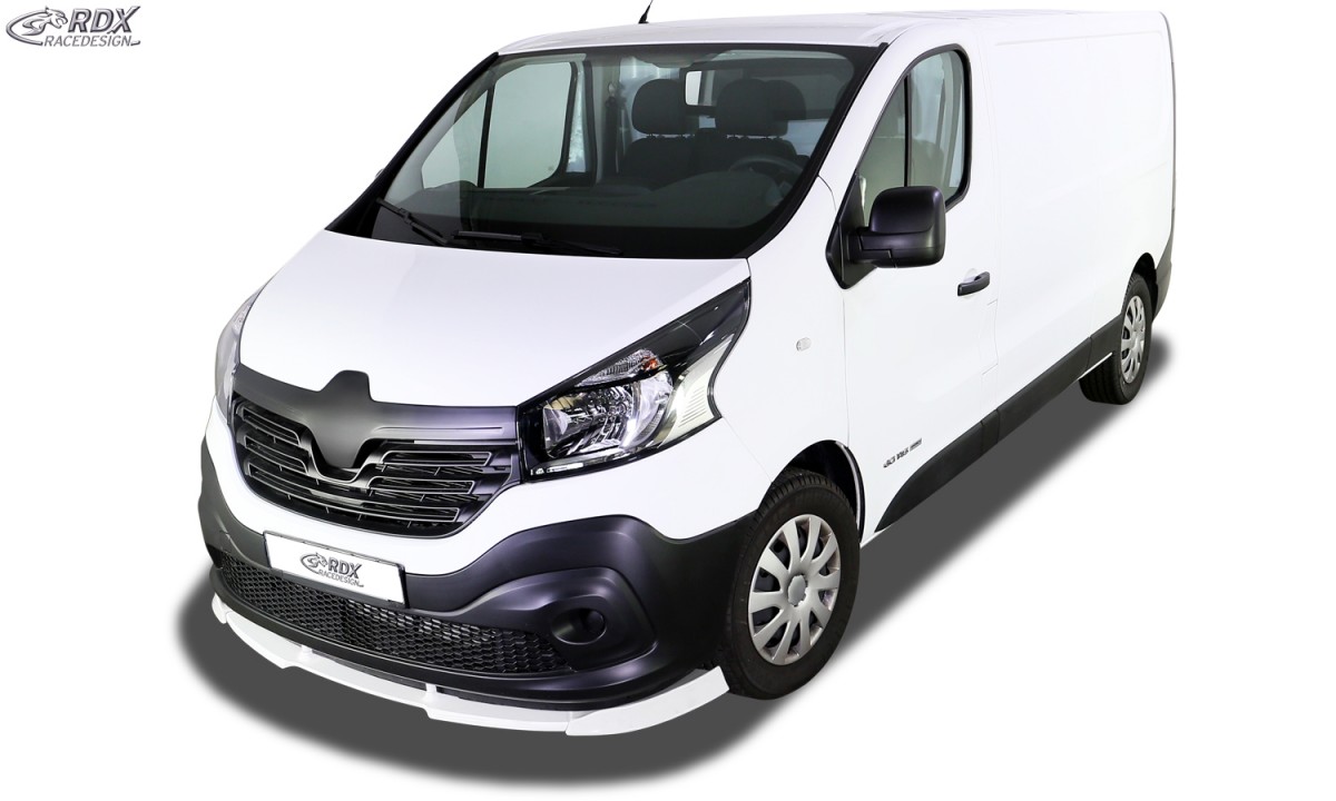 FRONT SPOILER VARIO-X RENAULT TRAFIC III (2014+) / NISSAN NV300 (2016+) / OPEL VIVARO B (2014+) FRONT LIP SPLITTER - 2