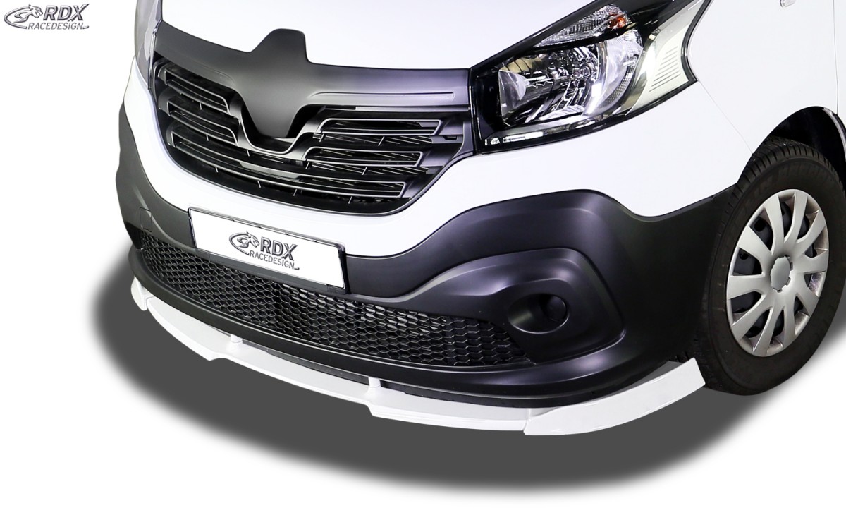FRONT SPOILER VARIO-X RENAULT TRAFIC III (2014+) / NISSAN NV300 (2016+) / OPEL VIVARO B (2014+) FRONT LIP SPLITTER