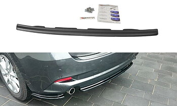 CENTRAL REAR SPLITTER MAZDA 3 BM (MK3) FACELIFT (WITHOUT VERTICAL BARS)