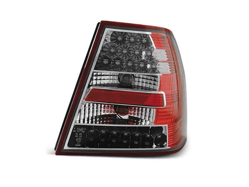 VW BORA 09.98-07.05 RED WHITE LED TAILLIGHTS