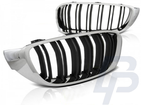 GRILLS BMW F32,F33,F36 13-  M4 LOOK CHROME BLACK
