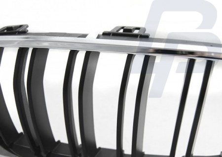 GRILLS BMW F32,F33,F36 13-  M4 LOOK CHROME BLACK - 3