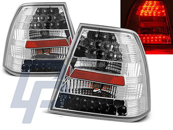 VW BORA 09.98-07.05 CHROME LED TAILLIGHTS