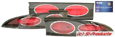 MITSUBISHI ECLIPSE 95-99 BLACK TAILLIGHTS [TYC]