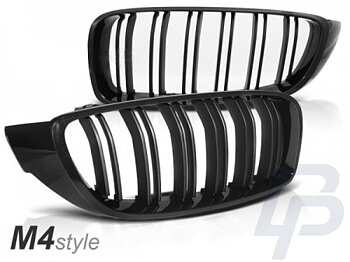 GRILLS BMW F32,F33,F36 13-  M4 LOOK FRAME GLOSSY BLACK