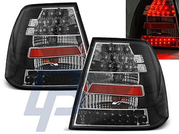 VW BORA 09.98-07.05 BLACK LED TAILLIGHTS