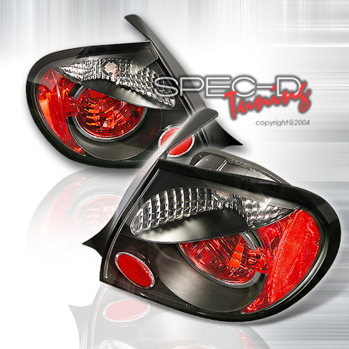 DODGE NEON 03-05 V2 TAILLIGHTS BLACK [SR]