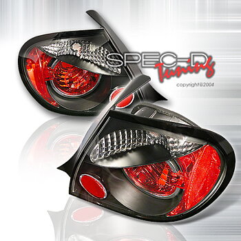 DODGE NEON 03-05 V2 TAILLIGHTS BLACK [SR]