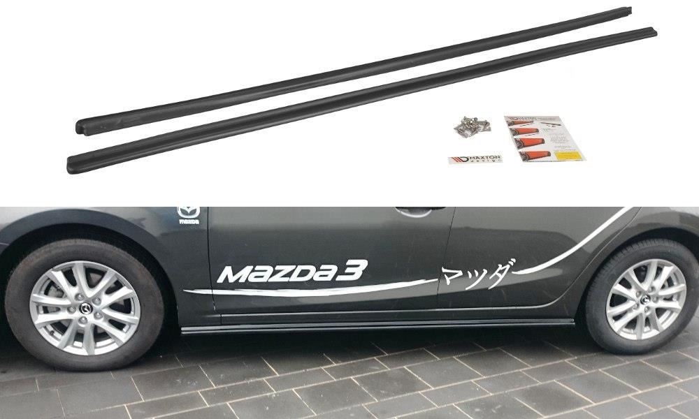 SIDE SKIRTS DIFFUSERS MAZDA 3 BM (MK3) FACELIFT