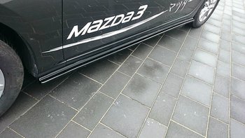 SIDE SKIRTS DIFFUSERS MAZDA 3 BM (MK3) FACELIFT