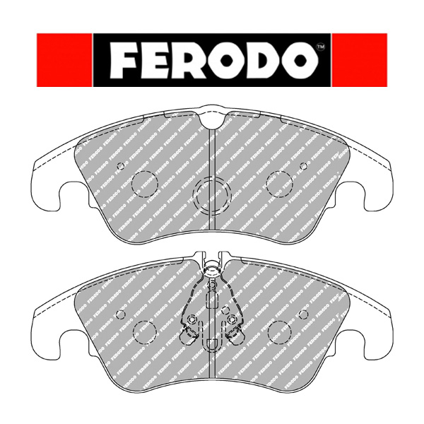 BREAK PADS FERODO DS2500 FCP4044H AUDI S4 / S5, FORD FOCUS II 2.5 RS