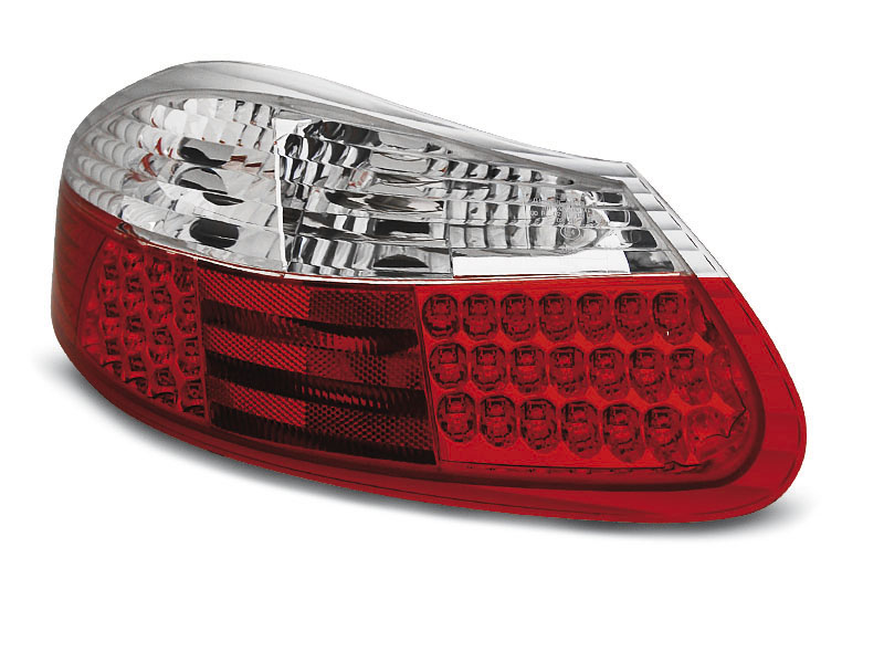 PORSCHE BOXSTER 96-04 RED WHITE LED TAILLIGHTS