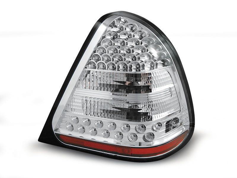 MERCEDES W202 C-CLASS 06.93-06.00 CHROME LED TAILLIGHTS