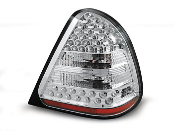 MERCEDES W202 C-CLASS 06.93-06.00 CHROME LED TAILLIGHTS