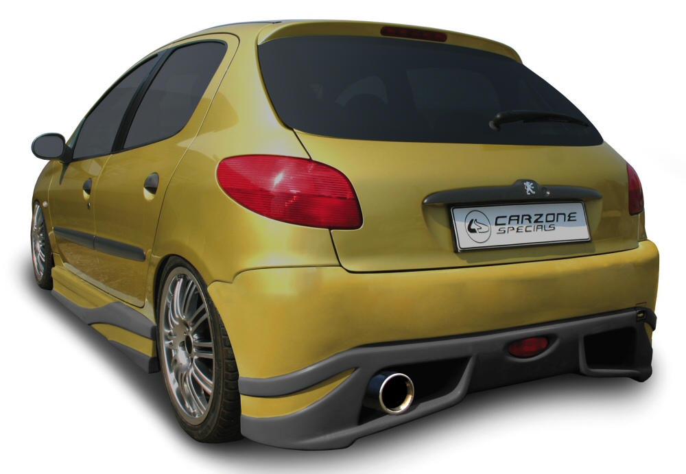 PEUGEOT 206 (EXCL GTI) INTERCEPTOR BAKRE STÖTFÅNGARE [CARZONE]