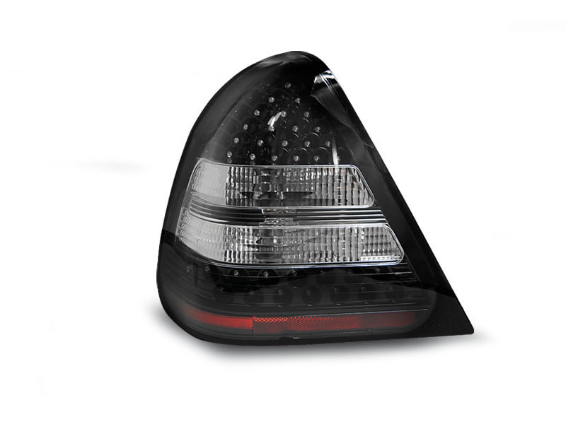 MERCEDES W202 C-CLASS 06.93-06.00 BLACK LED TAILLIGHTS