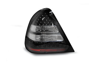 MERCEDES W202 C-CLASS 06.93-06.00 BLACK LED TAILLIGHTS