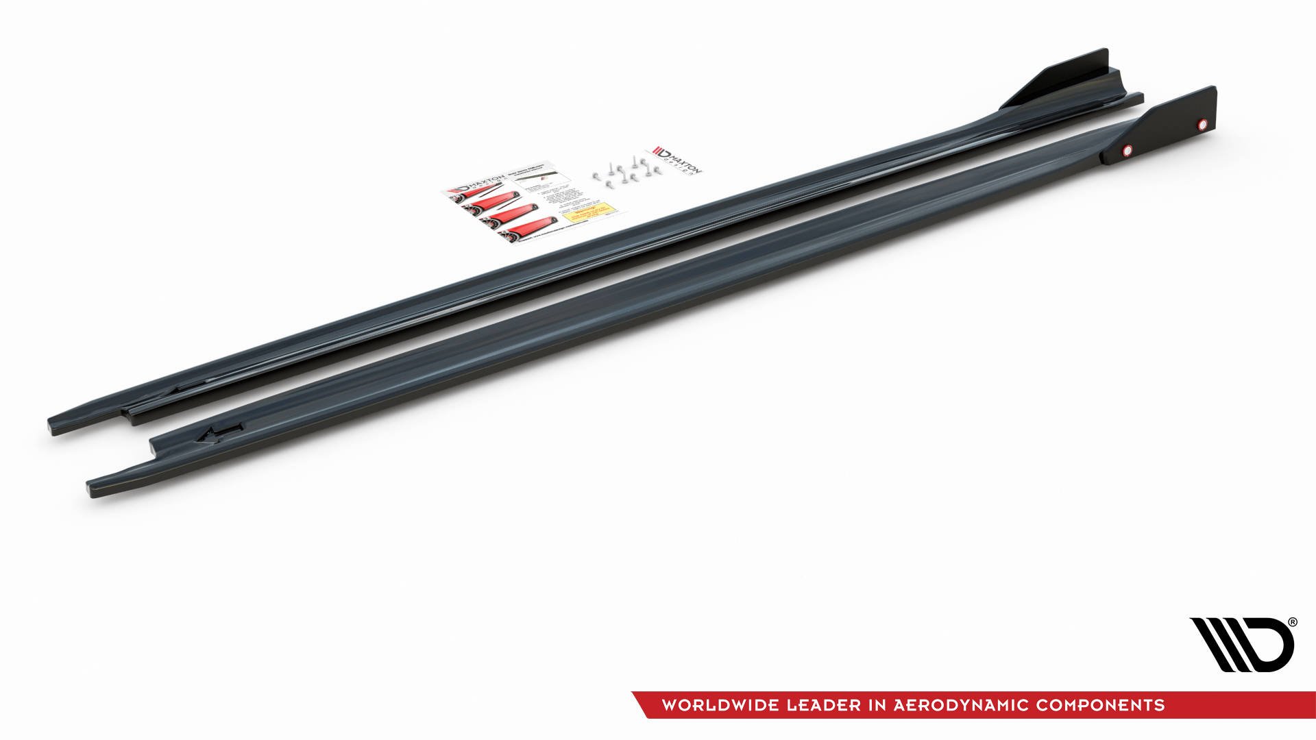 Side Skirts Diffusers V.2 + Flaps Skoda Octavia RS Mk4 - 6
