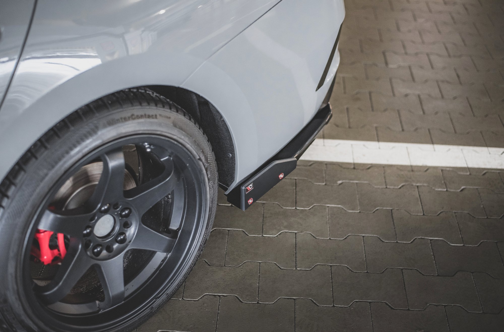 Rear Side Splitters V.2 + Flaps Skoda Octavia RS Mk4 - 2