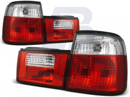 TAILLIGHTS BMW E34 02.88-12.95 RED WHITE