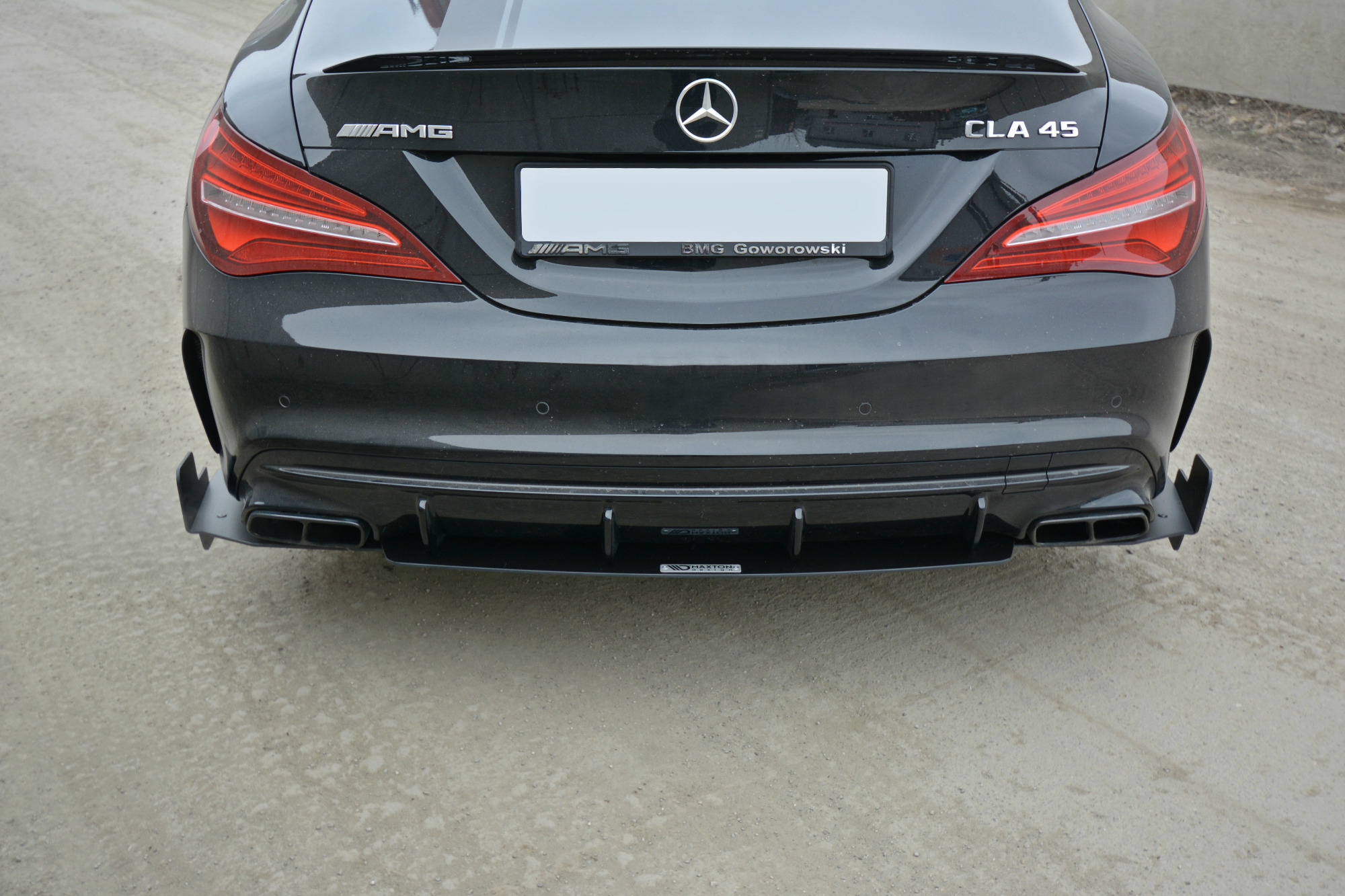 RACING REAR SIDE SPLITTERS MERCEDES CLA A45 AMG C117 FACELIFT - 2