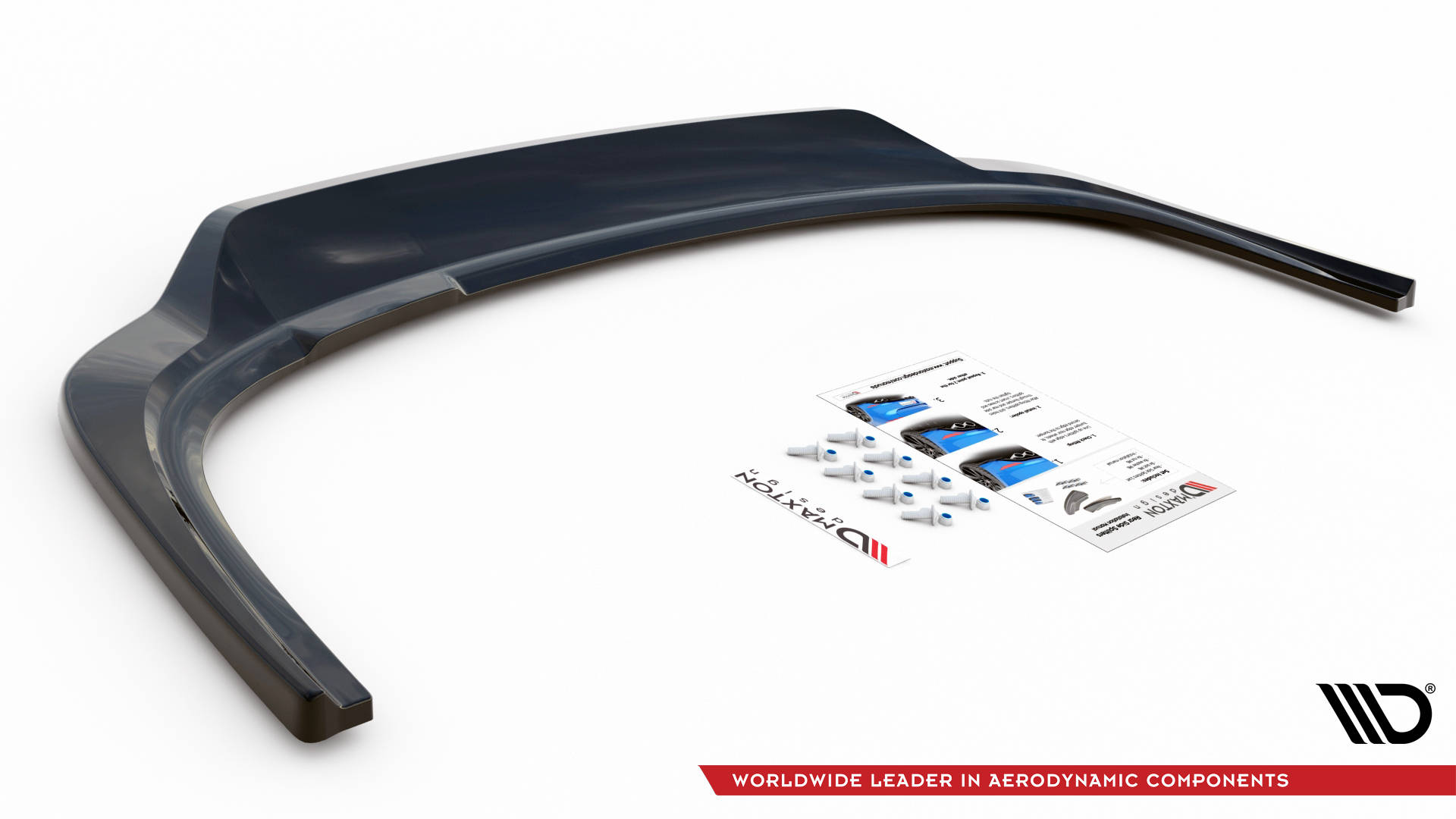 Central Rear Splitter (Vertical Bars) Skoda Fabia Estate Mk3 - 5
