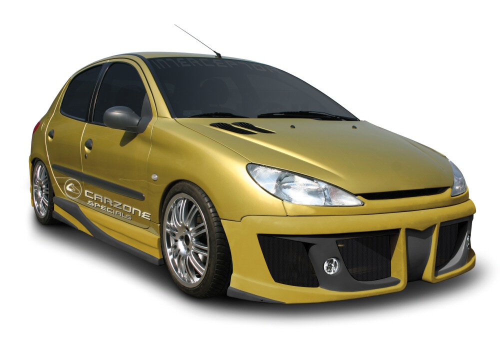 PEUGEOT 206 3D/5D/CC INTERCEPTOR SIDOKJOLAR [CARZONE]